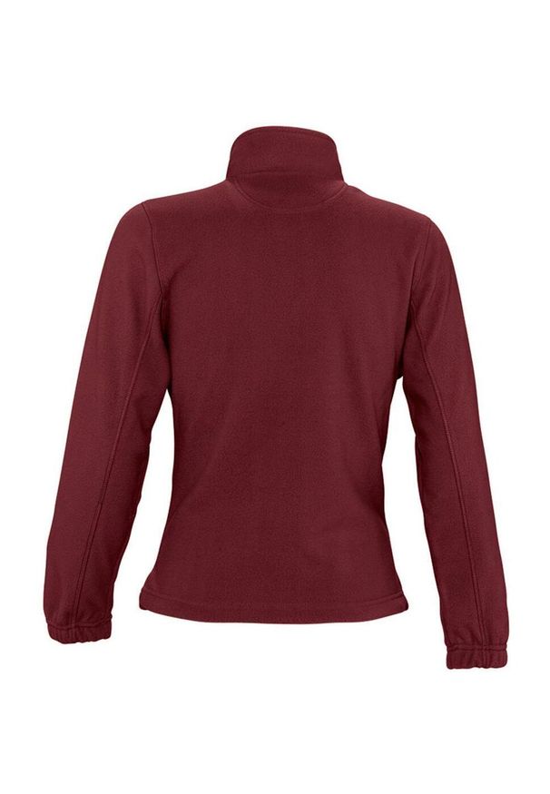 SOL'S - Damski Polar North Bluza Polarowa Na Zamek. Kolor: czerwony, brązowy, wielokolorowy. Materiał: polar. Sezon: zima. Styl: sportowy