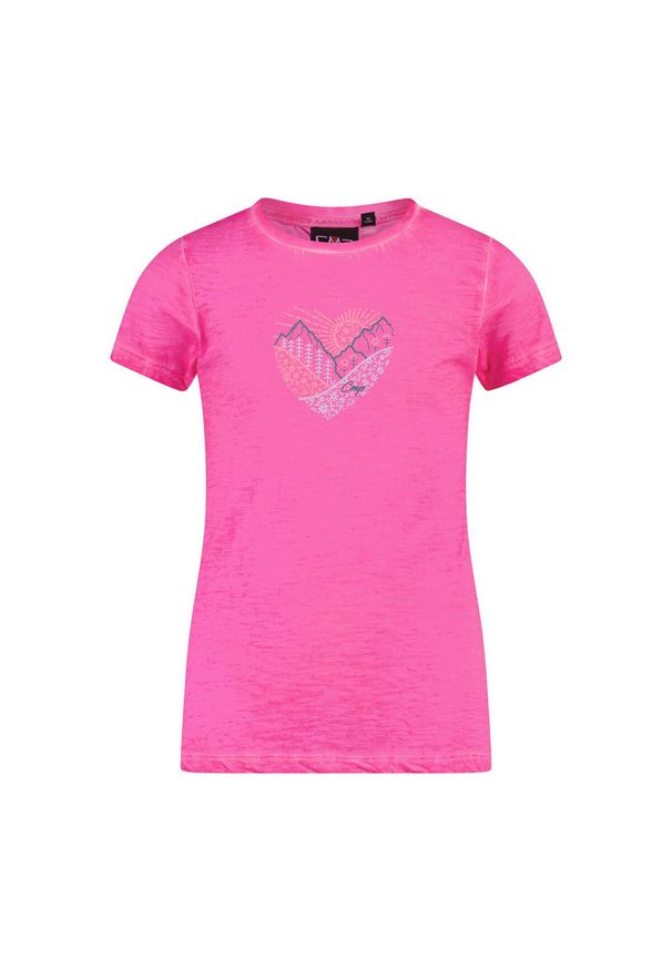 Koszulka dziecięca turystyczna CMP 31T8445. Kolor: różowy