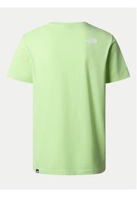 The North Face T-Shirt Simple Dome NF0A87NG Zielony Regular Fit. Kolor: zielony. Materiał: bawełna #5