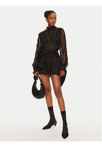 Munthe Bluzka 244102824440 Czarny Relaxed Fit. Kolor: czarny. Materiał: syntetyk #5