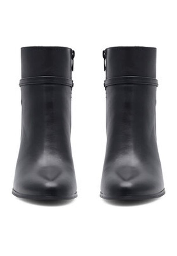 Lasocki Botki WYL3162-4Z Czarny. Kolor: czarny. Materiał: skóra