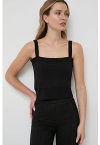 Karl Lagerfeld bluza damska kolor czarny gładka. Kolor: czarny. Materiał: bawełna, poliester. Długość rękawa: raglanowy rękaw. Wzór: gładki. Styl: klasyczny #6
