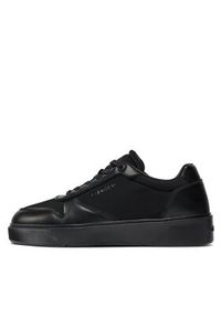 Calvin Klein Sneakersy Low Top Lace Up W/ Stitch HM0HM01368 Czarny. Kolor: czarny