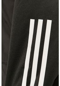 adidas Performance - Dres. Kolor: czarny. Materiał: dresówka. Wzór: aplikacja #8