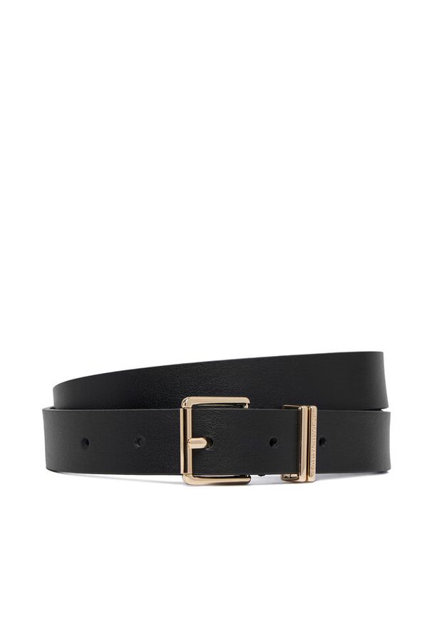 TOMMY HILFIGER - Pasek Tommy Hilfiger. Kolor: czarny