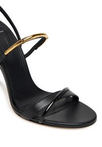 Elisabetta Franchi Sandały SA-14C-57E2-V620 Czarny. Kolor: czarny. Materiał: skóra #3