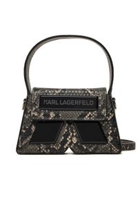 Karl Lagerfeld - KARL LAGERFELD Torebka 246W3293 Szary. Kolor: szary. Materiał: skórzane