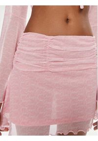 Juicy Couture Spódnica mini JCWGS23327 Różowy Slim Fit. Kolor: różowy. Materiał: syntetyk