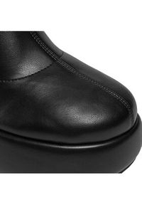Bronx Muszkieterki High Knee Boots 14295-A Czarny. Kolor: czarny. Materiał: materiał