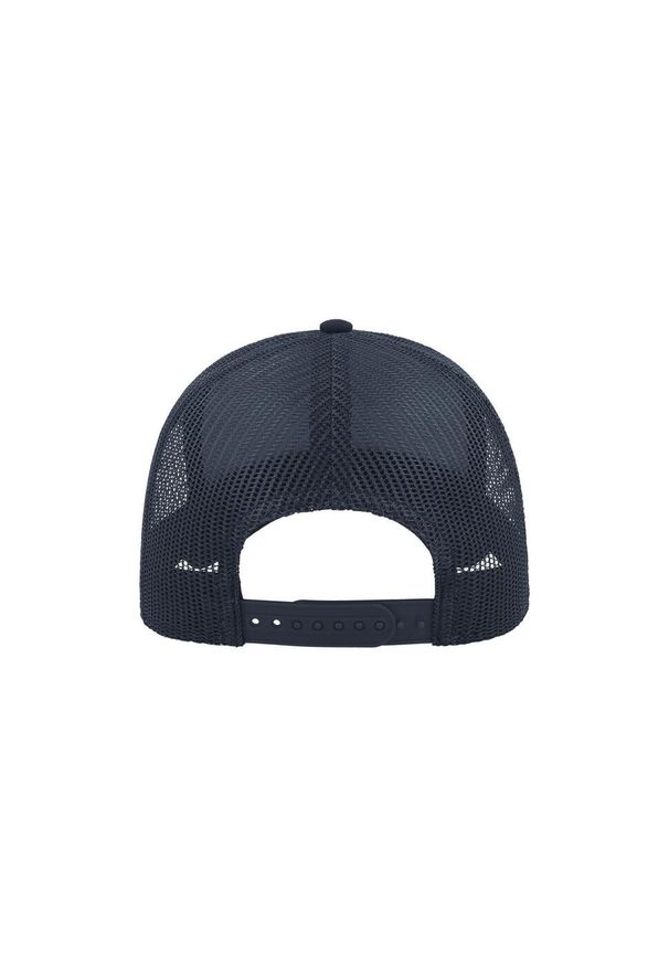 ATLANTIS - 5panelowa Czapka Trucker Rapper Cotton. Kolor: szary, niebieski, wielokolorowy
