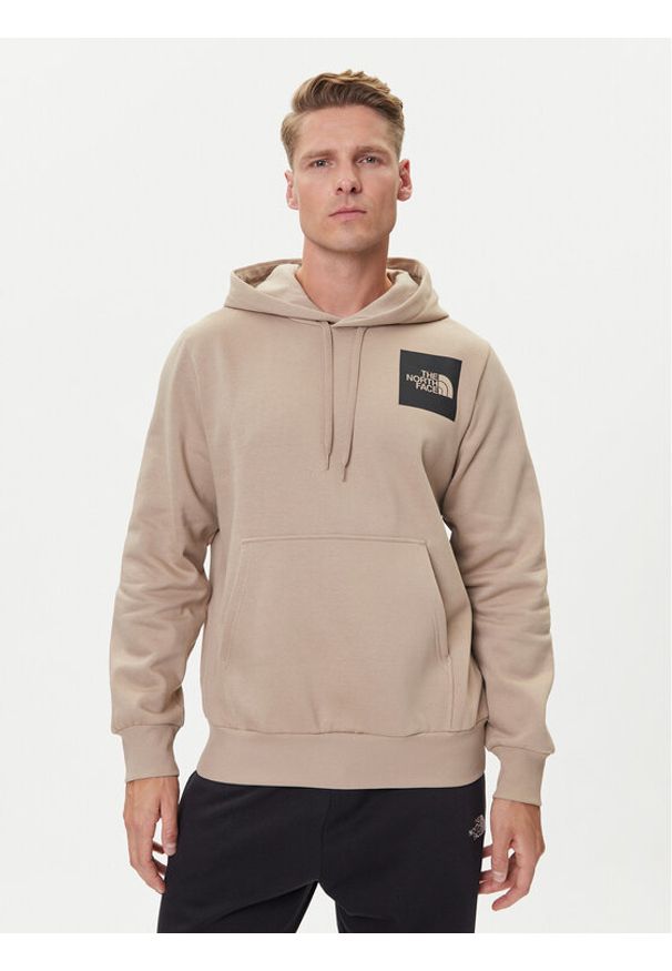 The North Face Bluza Fine NF0A89EU Beżowy Regular Fit. Kolor: beżowy. Materiał: syntetyk, bawełna