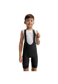 SIROKO - Chłopięce spodenki rowerowe z szelkami Kolarstwo Siroko K-Core Benji Black. Kolor: czarny. Materiał: poliester, elastan. Długość: krótkie. Sport: kolarstwo #1