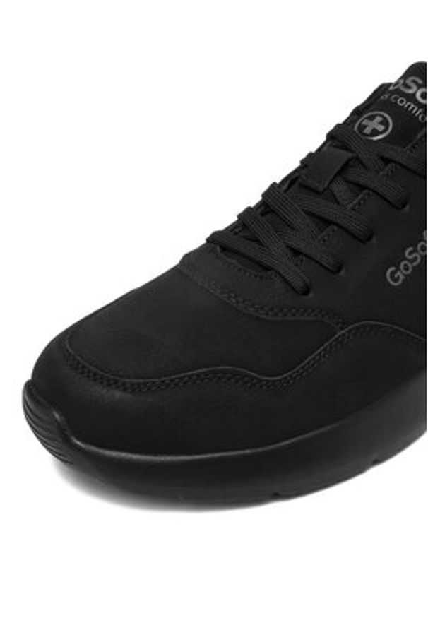 Go Soft Sneakersy CEOWB-MV15-010 Czarny. Kolor: czarny. Materiał: materiał