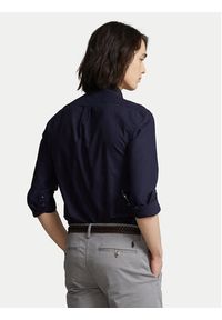 Polo Ralph Lauren Koszula Bsr 710723610 Granatowy Slim Fit. Typ kołnierza: polo. Kolor: niebieski. Materiał: bawełna