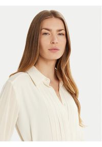 Marella Sukienka koszulowa Iorgo 2513221073 Écru Regular Fit. Kolor: kremowy. Materiał: syntetyk. Typ sukienki: koszulowe #4