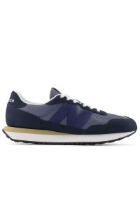 Buty unisex New Balance M2374EK - granatowe. Kolor: niebieski. Materiał: syntetyk, skóra, materiał, zamsz, guma. Szerokość cholewki: normalna #1