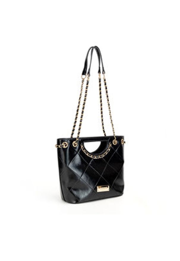 Monnari Torebka TORIMP0-24Z-BAG4310-K020D000 Czarny. Kolor: czarny. Materiał: skórzane