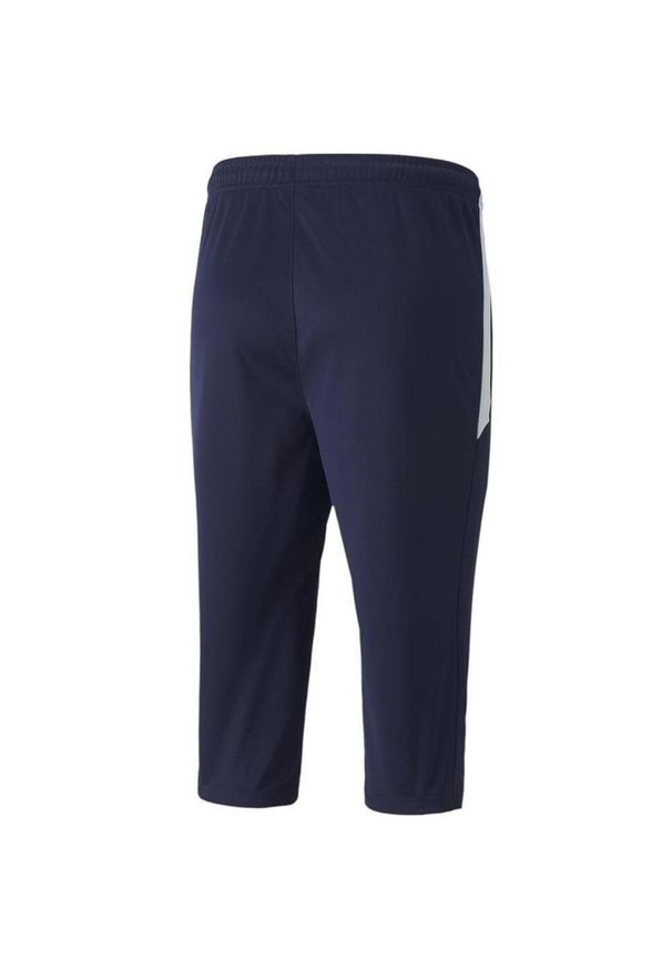 Puma - Męskie Spodenki TeamLIGA Fitted 3/4 Shorts. Kolor: niebieski