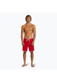 Szorty kąpielowe męskie Quiksilver Original Scallop 18". Kolor: czerwony