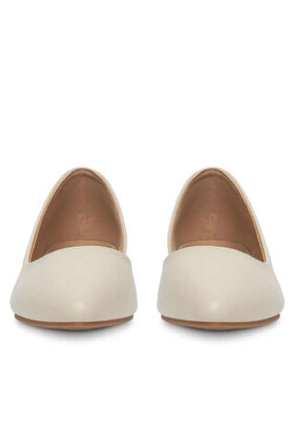 Jenny - JENNY Baleriny JANE WS2108-08 Beżowy. Kolor: beżowy. Materiał: skóra