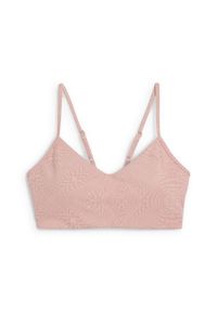 Puma - Damski stanik MOVE CLOUDSPUN AOP PUMA Rose Quartz Pink. Kolor: różowy. Sport: fitness #1