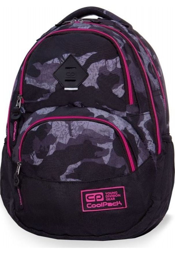 Patio Plecak szkolny Coolpack Cp Moro różowy. Kolor: różowy. Wzór: moro