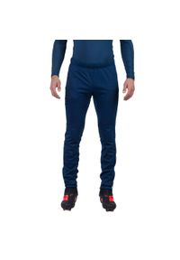 Spodnie softshell męskie Rossignol Genetys. Kolor: niebieski. Materiał: softshell. Sezon: zima. Sport: narciarstwo