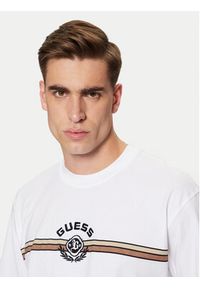 Guess T-Shirt Z5RI02 I3Z14 Biały Regular Fit. Kolor: biały. Materiał: bawełna #4