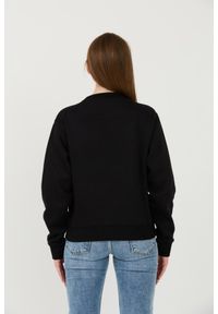Guess - GUESS Czarna damska bluza Icon, Rozmiar S. Kolor: czarny
