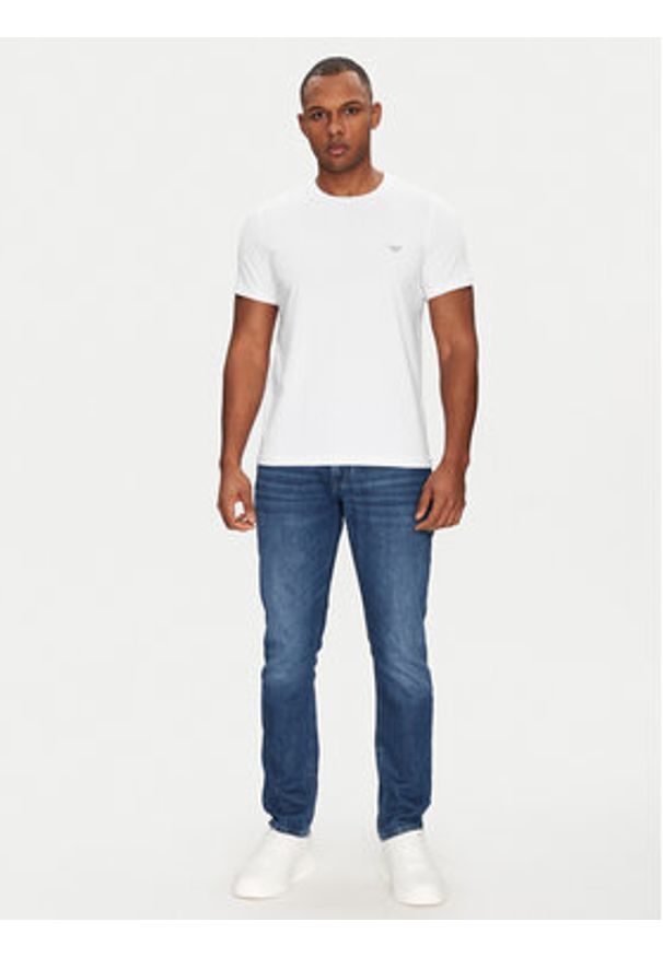 Emporio Armani Underwear Komplet 2 t-shirtów EM000391 AF10776 M8074 Kolorowy Regular Fit. Materiał: bawełna. Wzór: kolorowy