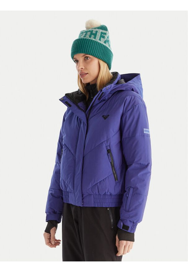 Roxy Kurtka narciarska Snow Shimmer JK ERJTJ03544 Fioletowy Regular Fit. Kolor: fioletowy. Materiał: syntetyk. Sport: narciarstwo