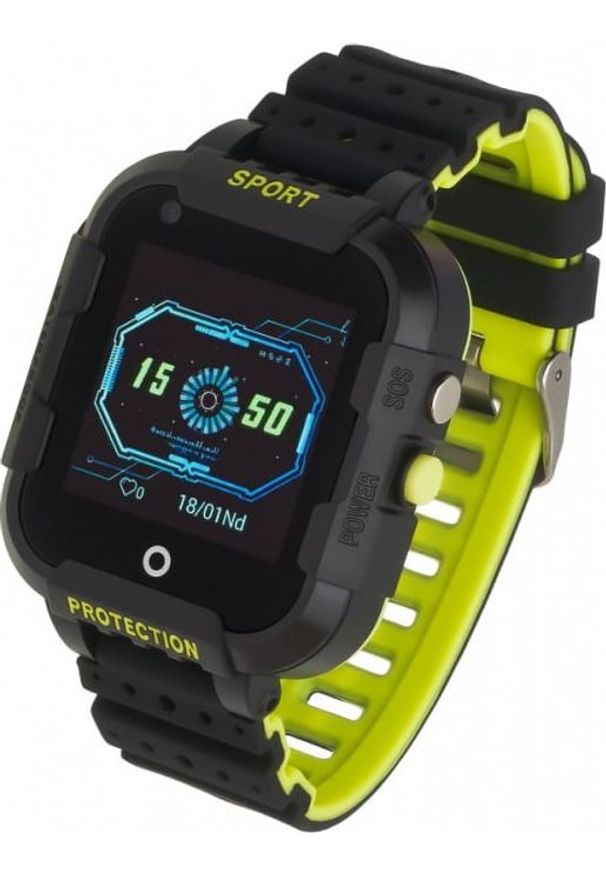 GARETT - Smartwatch Garett Kids 4G Zielony (5903246284652). Rodzaj zegarka: smartwatch. Kolor: zielony