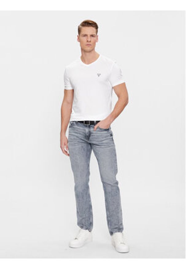 Guess Komplet 2 t-shirtów Caleb U97G03 KCD31 Biały Regular Fit. Kolor: biały. Materiał: bawełna