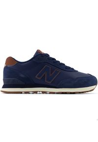 Buty męskie New Balance ML515ADG – granatowe. Okazja: na co dzień. Kolor: niebieski. Materiał: syntetyk, skóra, materiał. Szerokość cholewki: normalna