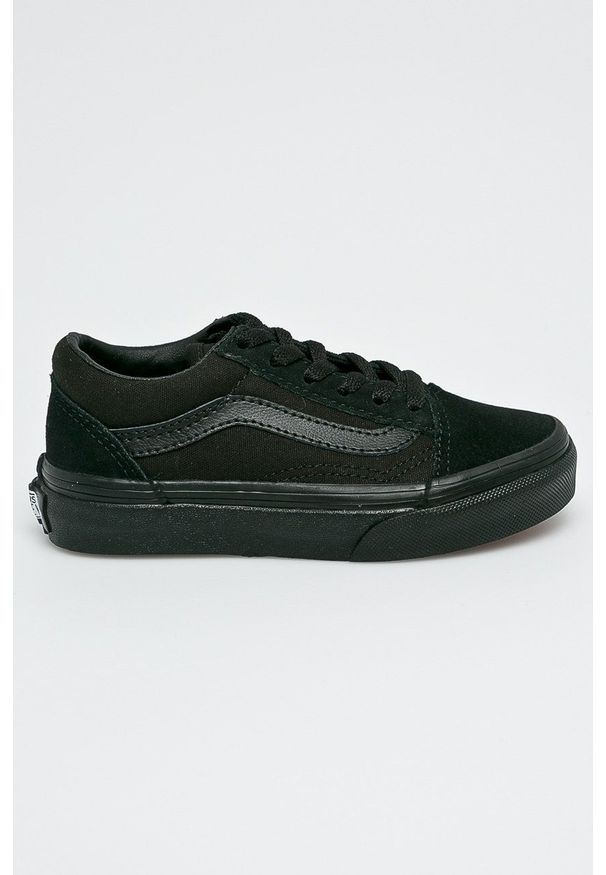 Vans - Tenisówki Old Skool. Nosek buta: okrągły. Zapięcie: sznurówki. Kolor: czarny. Materiał: guma