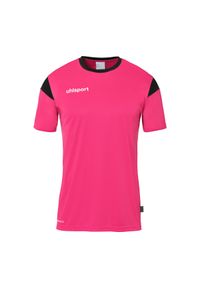 UHLSPORT - Koszulka Uhlsport Squad 27. Kolor: wielokolorowy, różowy, czarny. Długość rękawa: krótki rękaw. Długość: krótkie