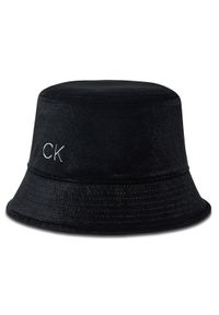 Calvin Klein Kapelusz Re-Lock Velvet K60K610216 Czarny. Kolor: czarny. Materiał: poliester, materiał #1