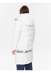 Calvin Klein Jeans Kurtka puchowa J20J221902 Biały Regular Fit. Kolor: biały. Materiał: puch, syntetyk