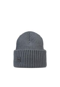 Buff - Czapka BUFF KNITTED BEANIE RUTGER IRON. Kolor: szary. Sezon: zima. Styl: sportowy #1