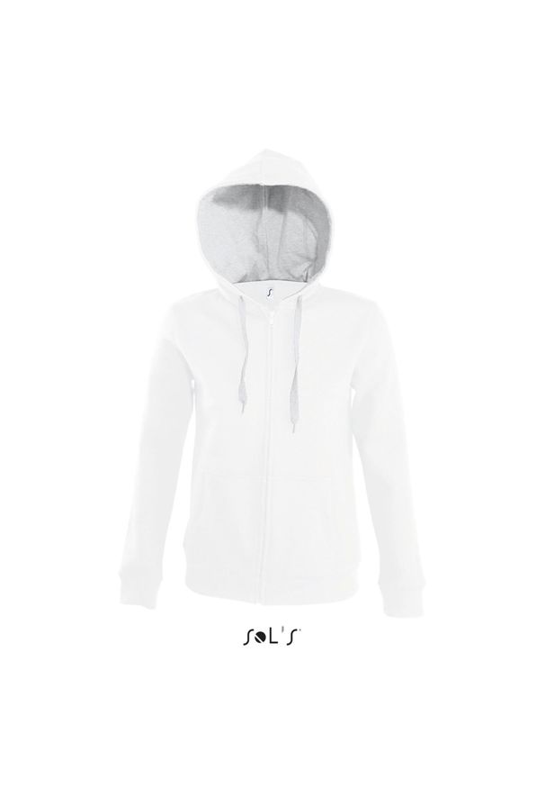 SOL'S - Bluza damska z kapturem Sol's Soul. Typ kołnierza: kaptur. Kolor: biały