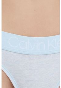 Calvin Klein Underwear stringi. Kolor: niebieski #3