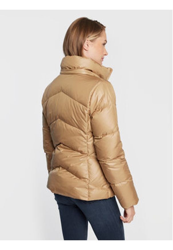 Calvin Klein Kurtka puchowa Essentail K20K204952 Beżowy Regular Fit. Kolor: beżowy. Materiał: syntetyk, puch