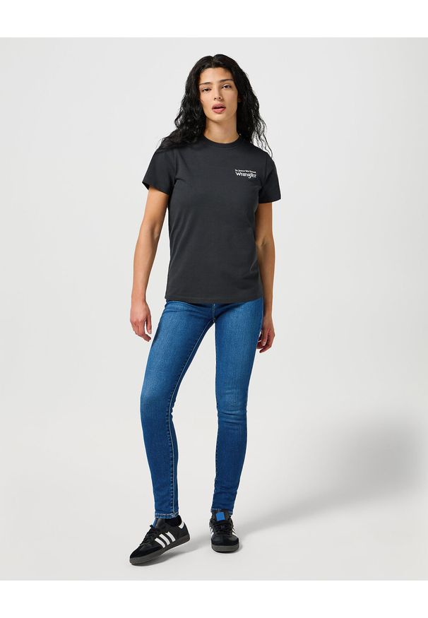 Wrangler - WRANGLER DAMSKIE SPODNIE JEANSOWE HIGH SKINNY AZURE SKY 112355898 W27H017440