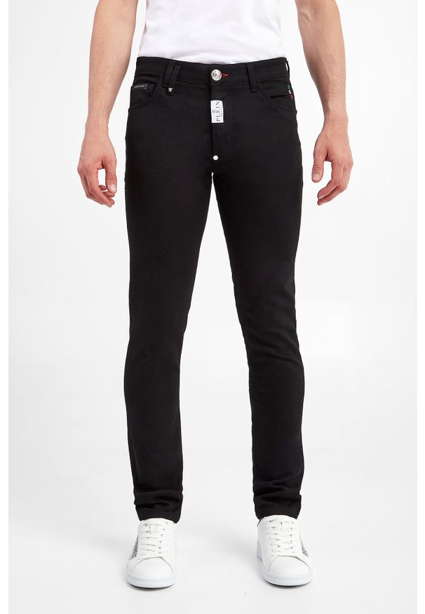 Philipp Plein - Jeansy męskie PHILIPP PLEIN. Wzór: aplikacja, gładki
