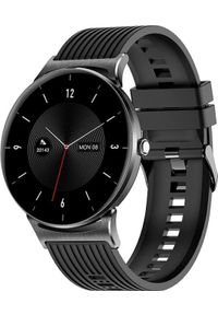 Smartwatch Kumi GW1 Czarny (KU-GW1/BK). Rodzaj zegarka: smartwatch. Kolor: czarny