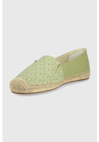MICHAEL Michael Kors espadryle KENDRICK SLIP ON 40S2KNFP2B.378 kolor zielony. Nosek buta: okrągły. Zapięcie: bez zapięcia. Kolor: zielony. Materiał: guma. Obcas: na obcasie. Wysokość obcasa: niski #5