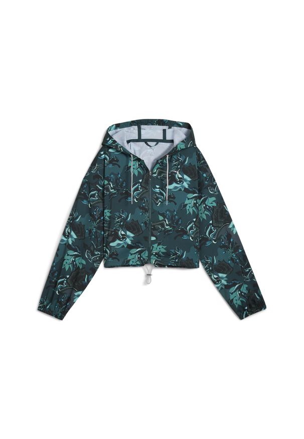 Puma - Damska kurtka GREEN TERRAINS PUMA Green Terrain. Kolor: zielony. Sport: fitness, bieganie
