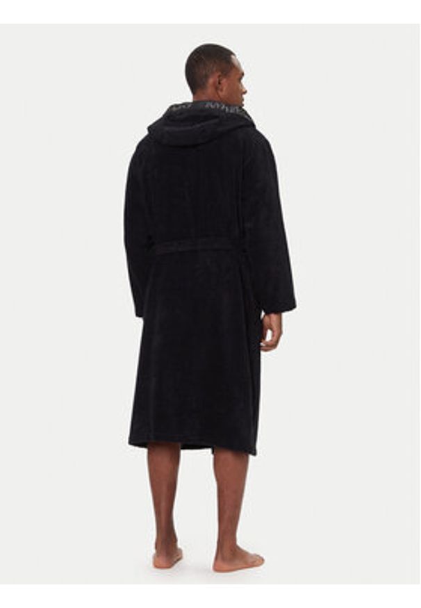 Emporio Armani Underwear Szlafrok EM002255 AF14986 UC001 Czarny. Kolor: czarny. Materiał: bawełna