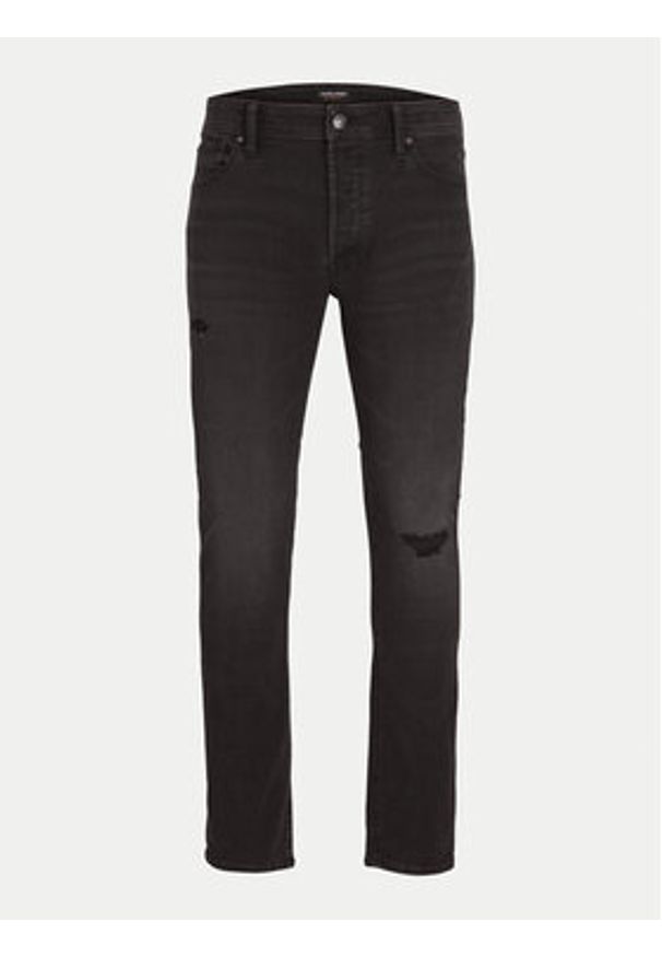 Jack & Jones - Jack&Jones Jeansy Glenn 12259148 Czarny Slim Fit. Kolor: czarny