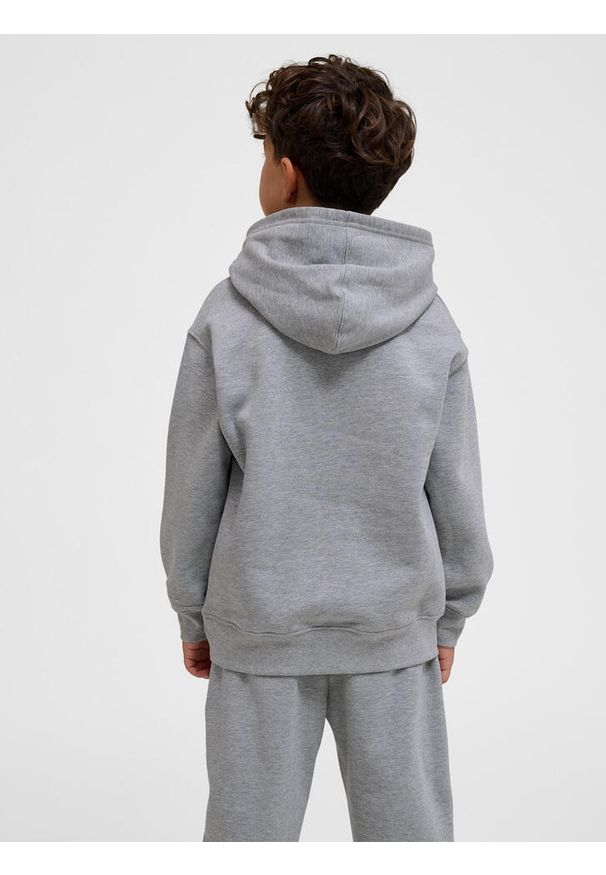 Bluza z kapturem dla dzieci Hummel Clean. Typ kołnierza: kaptur. Kolor: szary. Materiał: bawełna, materiał